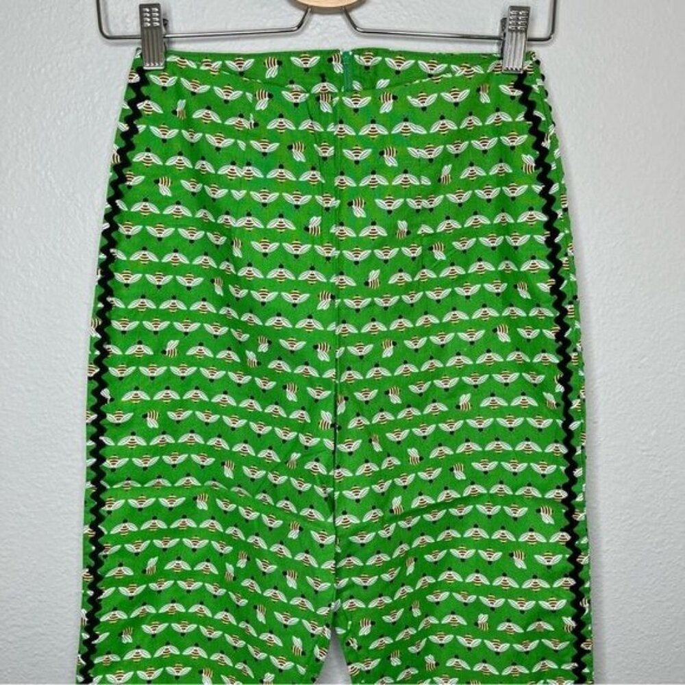 Bernie Dexter bee print pinup retro rockability pedal pusher Capri pants small - Picture 4 of 13